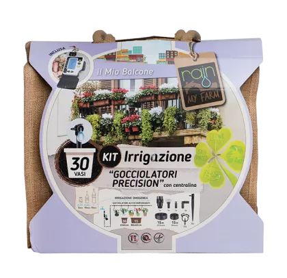 Set de irigare Rain My Farm Balcony – pentru până la 30 ghivece, cu programator AMICO+ inclus