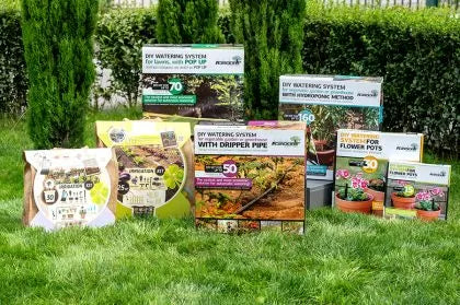 Set de irigare Rain My Farm Balcony – pentru până la 30 ghivece, cu programator AMICO+ inclus