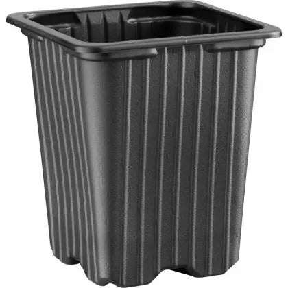 Ghiveci pătrat pentru răsaduri 7 x 7 x 8 cm (plastic moale)