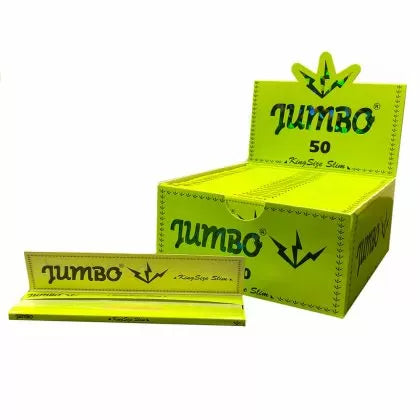 Foițe Jumbo King Size Slim verzi