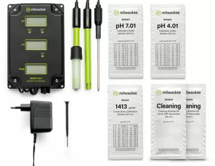 Milwaukee MC811 MAX pH/EC/Temp Monitor – aparat combinat pentru monitorizarea automată a pH-ului și EC-ului
