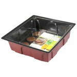 Mini-seră Windhager cu 12 discuri de cocos incluse, 19.5x19 cm