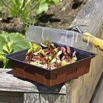 Mini-seră Windhager cu 12 discuri de cocos incluse, 19.5x19 cm