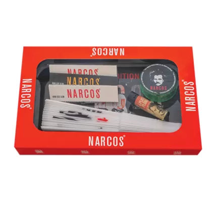 NARCOS Giftbox - cutie cadou cu brichetă și accesorii (dimensiune mică)