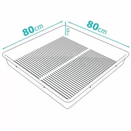 TR Plastic Pot Saucer Tray, 80 to 120 cm