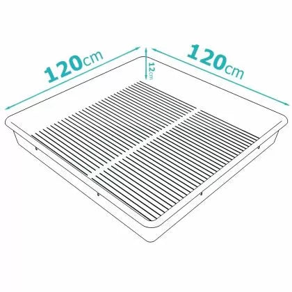 TR Plastic Pot Saucer Tray, 80 to 120 cm