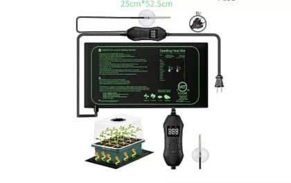 Covoraș de încălzire pentru mini-răsadnițe 50 × 25 cm, cu termostat inclus
