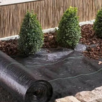 Black UV PP woven weed-control cover (agrotextile) 70g, 1.1m x 100m