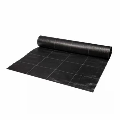 Acoperire (agrotextil) împotriva buruienilor din material nețesut 50 g/m² negru – 1.1 m x 100 m