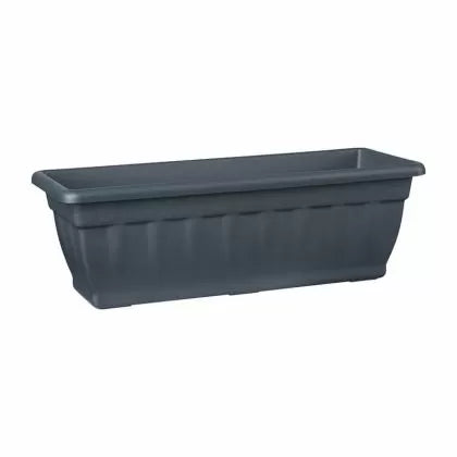 Ghiveci Cassiopea 60 × 20 × 16 cm, antracit – 12,5 l