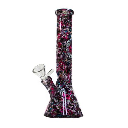 Bong din sticlă Mexican Flowers 26cm