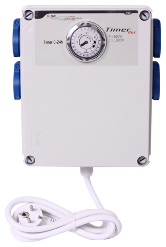 Cutie cu temporizator și 4 prize G-Systems Timer Box 4x600W