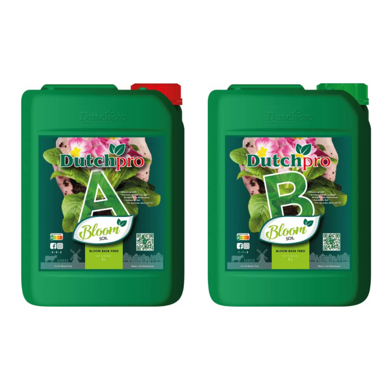 Dutchpro Soil Bloom A+B - îngrășământ pentru înflorire, pentru sol