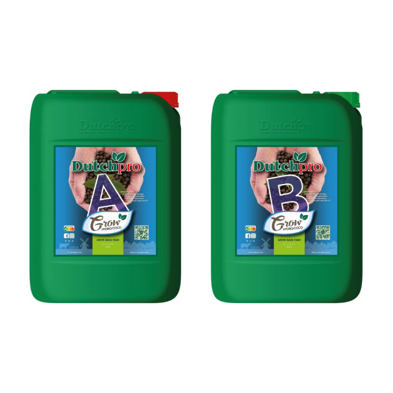 Dutchpro Hydro/Cocos Grow A+B - îngrășământ pentru creștere, pentru hidro / cocos