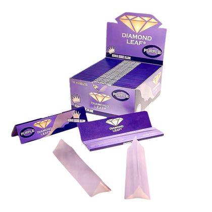 Diamond Leaf Colored Rolling Papers King Size Slim – foițe colorate pentru rulat