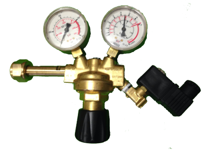 CO₂ Pressure Regulator with Solenoid Valve