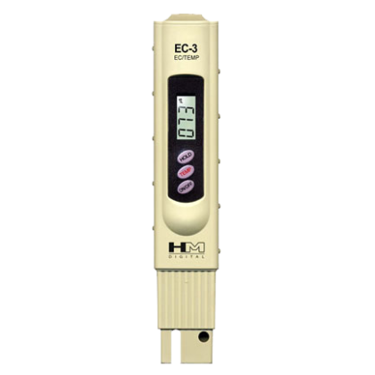 EC3 HANDHELD EC METER W/TEMP IN VINYL CASE