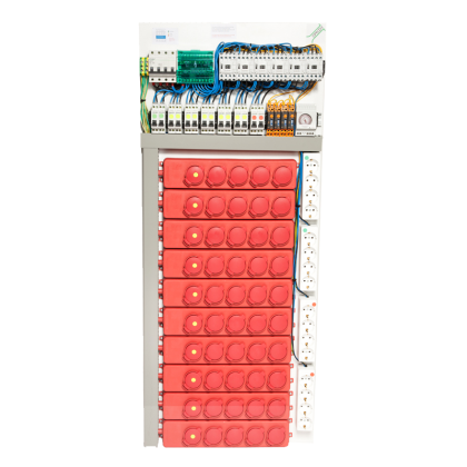 Panou pentru 40 x 600 W, 2 x grupuri, 2 x încălzitoare, 380 Vat