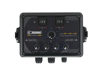 CLI-MATE Twin-Humi 4+4amp