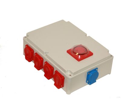 Tablou de distribuție economic 8 x 600W + priză UE pentru încălzitor