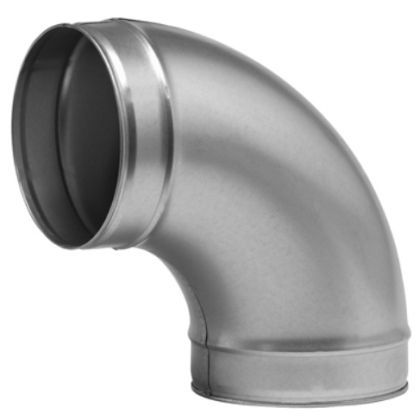 Cot 90° pentru conductă de aer 125mm