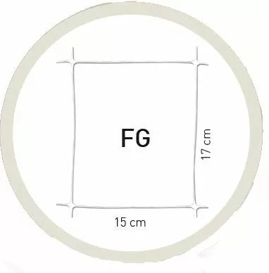 Plasă profesională pentru susținerea plantelor cățărătoare, 2.04 m x 1000 m