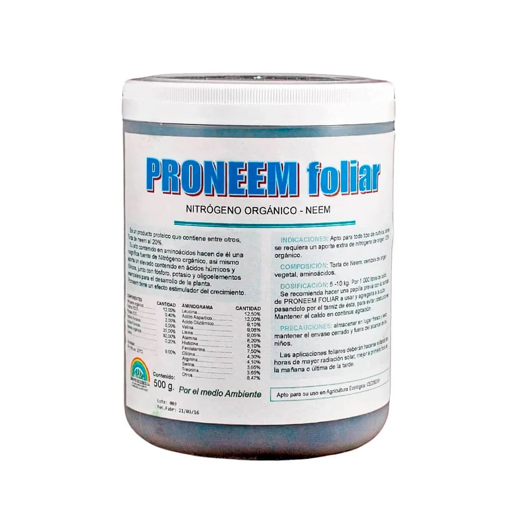 ProNeem foliar grow - îngrășământ organic cu azot