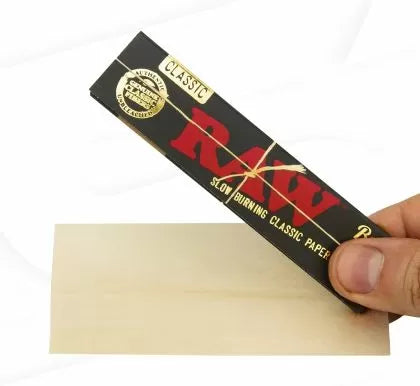 RAW Organic KS Slim Rolling Papers 1¼ – foițe organice ultrafine pentru rulat