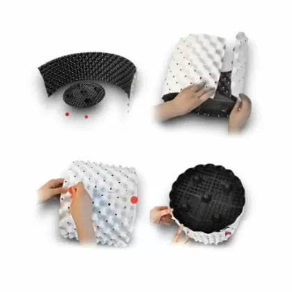 Root Plus - ghiveci circular perforat pentru tăierea aeriană a rădăcinilor - 45 l
