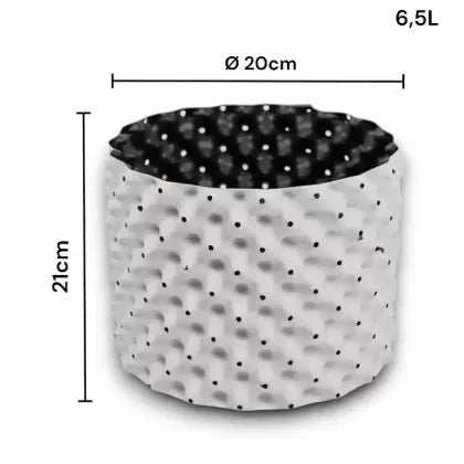 Root Plus - round perforated air-pruning pot - 6.5L
