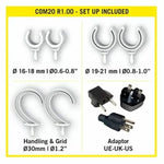 Secret Jardin Cosmorrow® Power 2x40w UE/UK/US adaptor de alimentare