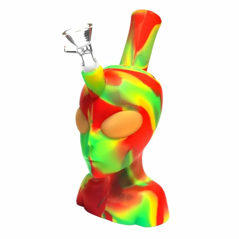 Alien Head Silicone Bong 20 cm