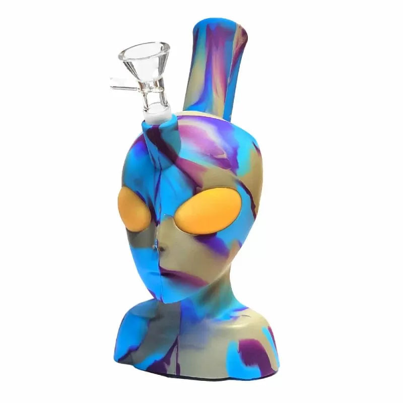 Alien Head Silicone Bong 20 cm