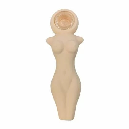 Pipă din silicon cu figură nudă 12 cm