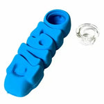 Pipă din silicon LOVE, 12 cm