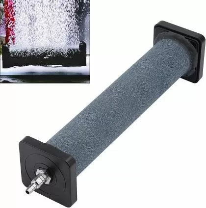 Piatră de aerare cilindrică gri, cu capete dreptunghiulare, 150 mm