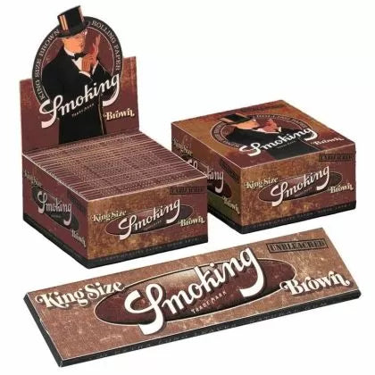 ? Smoking Brown King Size Rolling Papers – foițe naturale nealbite