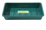 Garland - green garden tray without drainage holes, 37 x 23.5 x 6 cm (medium)