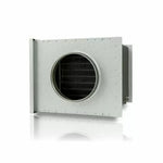 Răcitor de apă pentru tubulatură rotundă VEAB CWK 315-3-2.5 – Ø315 mm, 1410 m³, 1260 L/PU, 8,3 kW