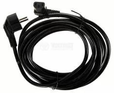 Cablu de alimentare cu ștecher EU și conector IEC mamă la celălalt capăt 4 m 3x1.5 m2