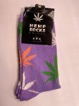 Socks Hemp XXX Amsterdam - Unisex, Violet Colour