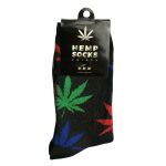 Socks Hemp XXX Amsterdam - Unisex, Black Colour