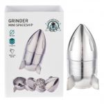 Grinder metalic 4 bucăți Champ High Mini navă spațială ⌀ 50 mm (argintiu)