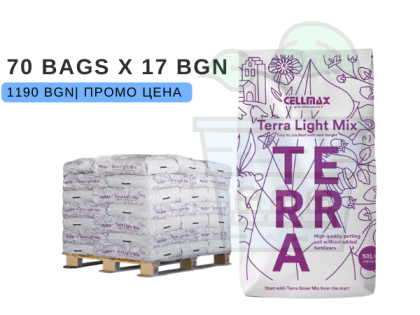 CELLMAX TERRA LIGHT MIX sol - Palet 70 buc x 50 l.