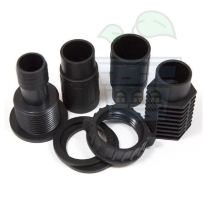 Drainage for "Flux-Reflow" hydroponic systems