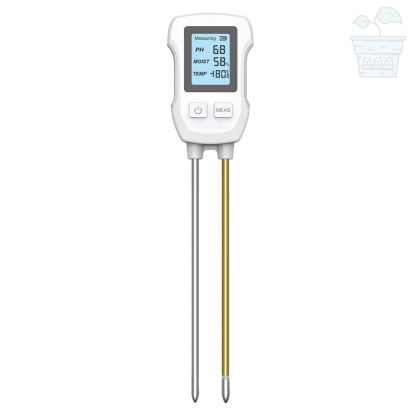 Tester de pH al solului 3 în 1 Contor digital de temperatură a plantei și umiditate Sol