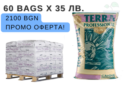 CANNA Terra Professional Plus + sol - Palet 60 buc x 50 l.