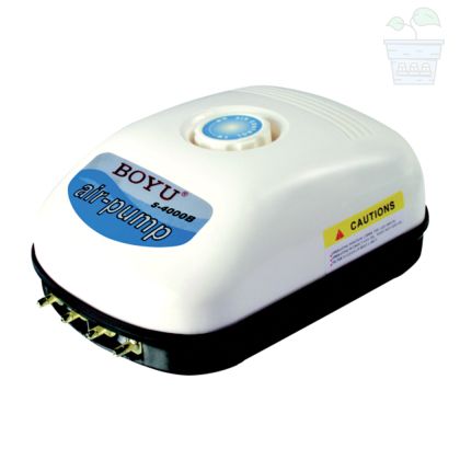 Pompa de aer BOYU S 4000 12.8L/min 768 L/h 9W Patru 4mm.