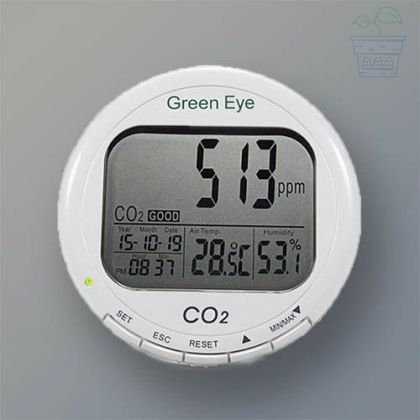 Contor și înregistrator de CO2 TechGrow Green Eye