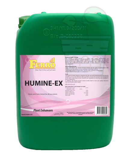 Ferro HUMINE-EX 10l. - acizi humic și fulvic, cu oligoelemente